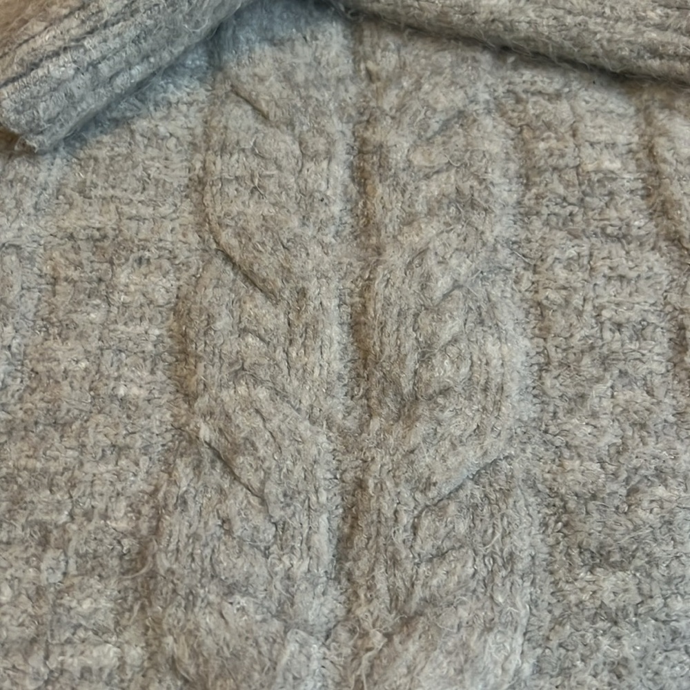 AKIRA light gray women’s turtleneck sweater medium - Picture 4 of 7